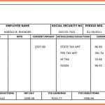 Quickbooks Pay Stub Template   Tutlin.psstech.co   Printable Pay Stub Template Free