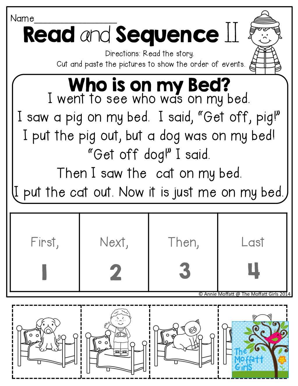 Read And Sequence The Simple Story! Cut And Past The Pictures In - Free Printable Sequencing Worksheets 2Nd Grade