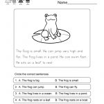 Reading Worksheet For Kids   Free Kindergarten English Worksheet For   Free Printable English Reading Worksheets For Kindergarten