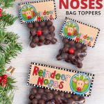 Reindeer Noses Printable Christmas Bag Toppers | Holiday Classroom   Free Printable Christmas Bag Toppers