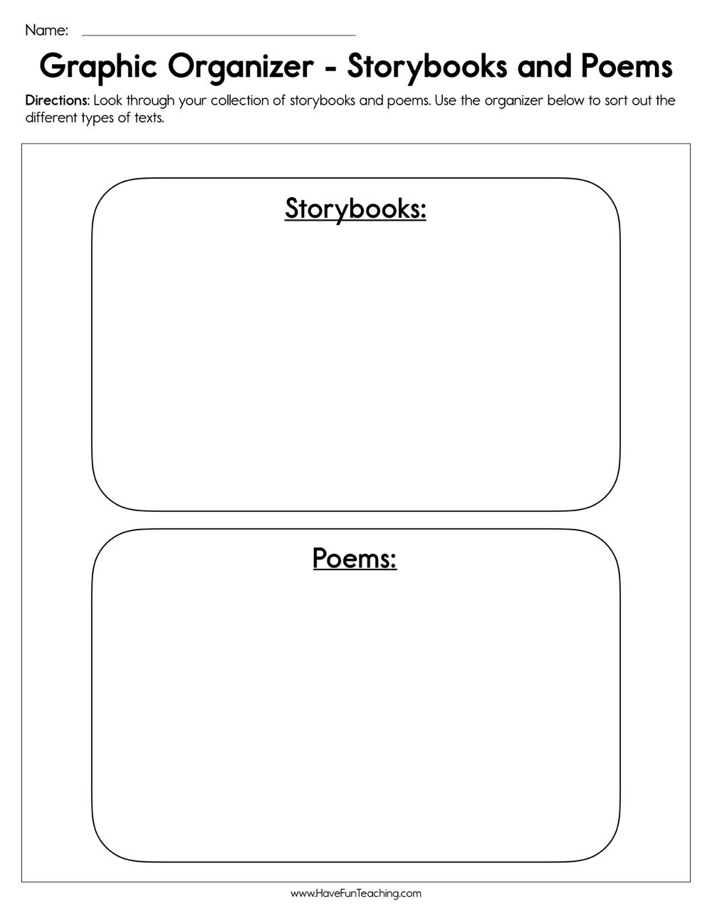 Resources | Have Fun Teaching - Free Printable Compare And Contrast Graphic Organizer