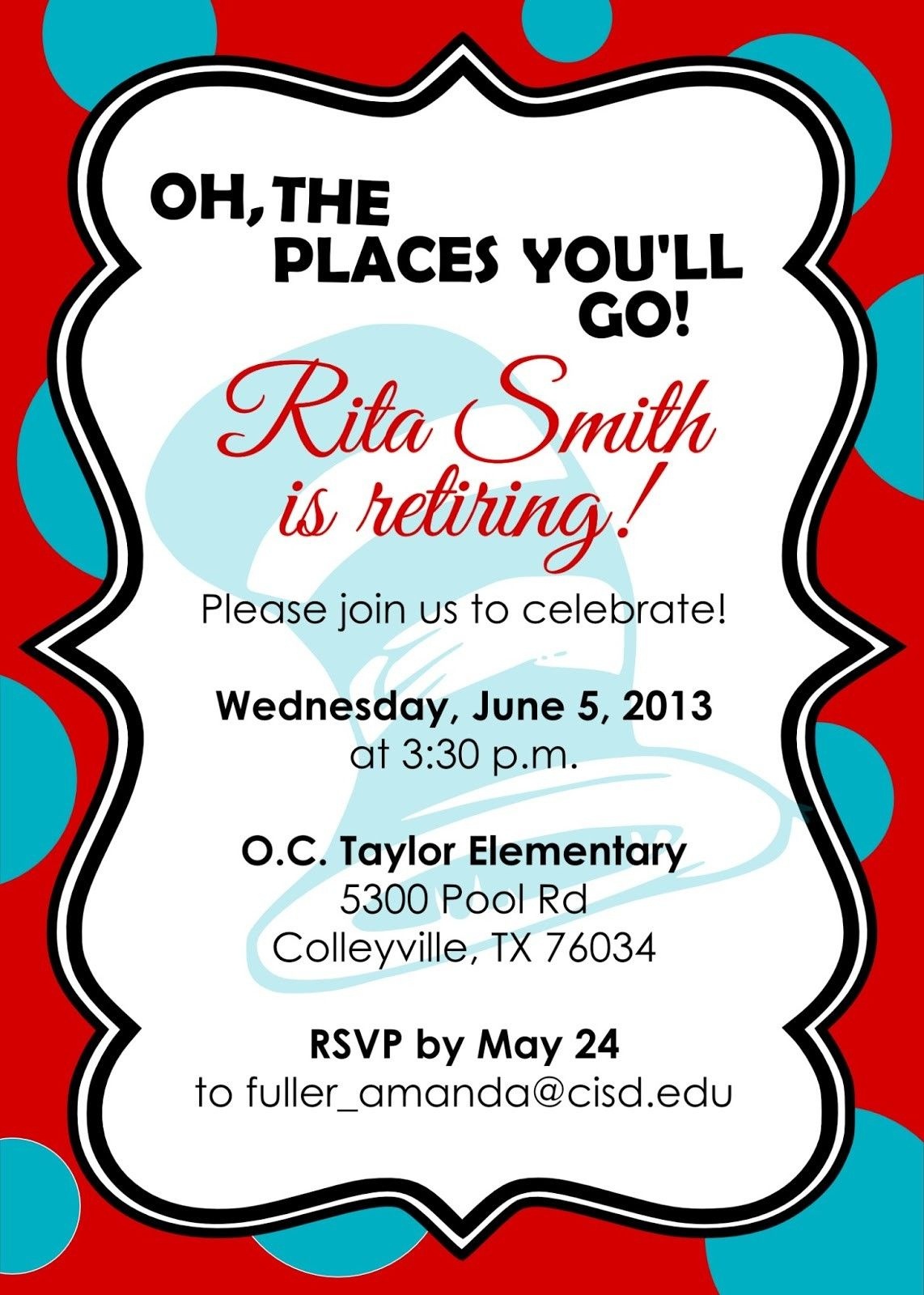 Retirement Party Invitations Free Templates | Fun Stuff | Retirement - Free Printable Retirement Cards