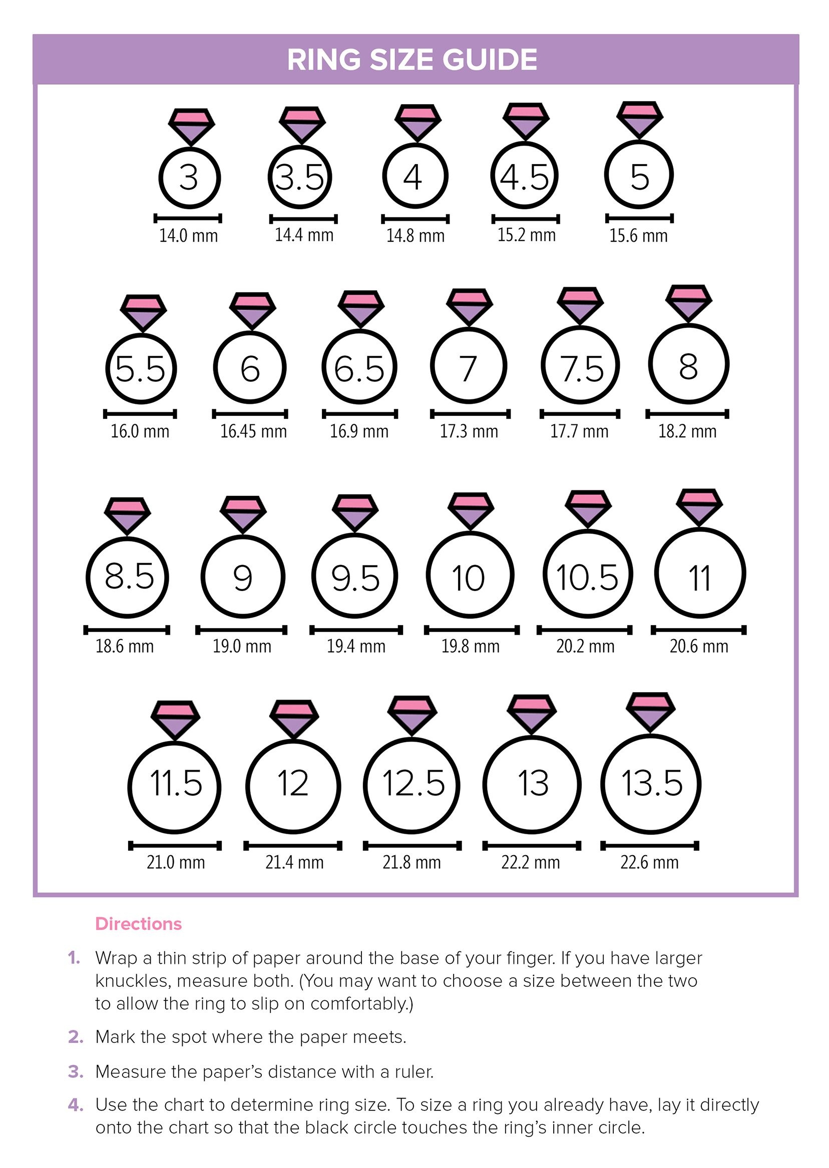Ring Doesn&amp;#039;t Fit? Here&amp;#039;s The Easiest Way To Find Your Size | Style - Free Printable Ring Sizer Uk