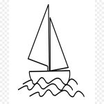 Sailboat Drawing Child Clip Art   Flower Templates Printable Png   Free Printable Sailboat Template
