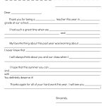 Say Thanks To Teachers With A Fill In Note From Your Child   Free Printable Teacher Notes To Parents
