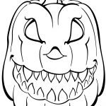 Scary Pumpkin Coloring Page | Free Printable Coloring Pages   Free Printable Pumpkin Coloring Pages