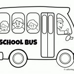 School Bus Transportation Coloring Pages For Kids, Printable   Free Printable School Bus Template