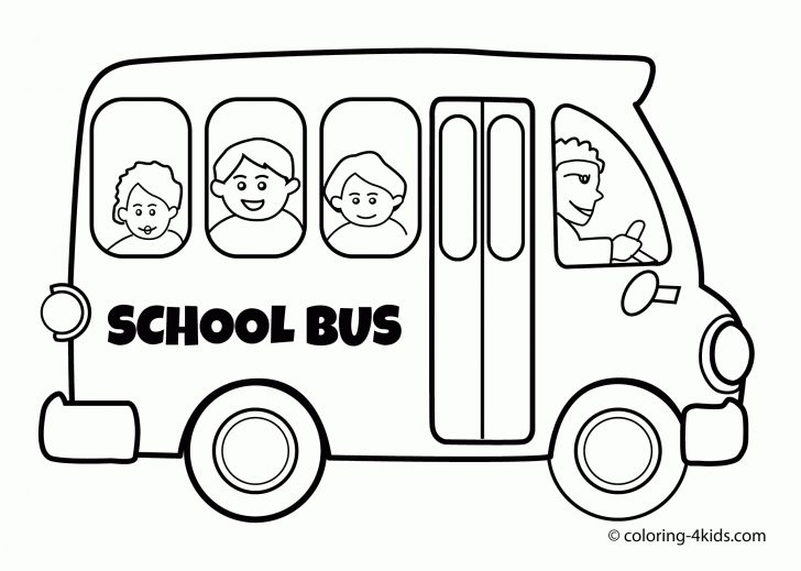 Free Printable School Bus Template