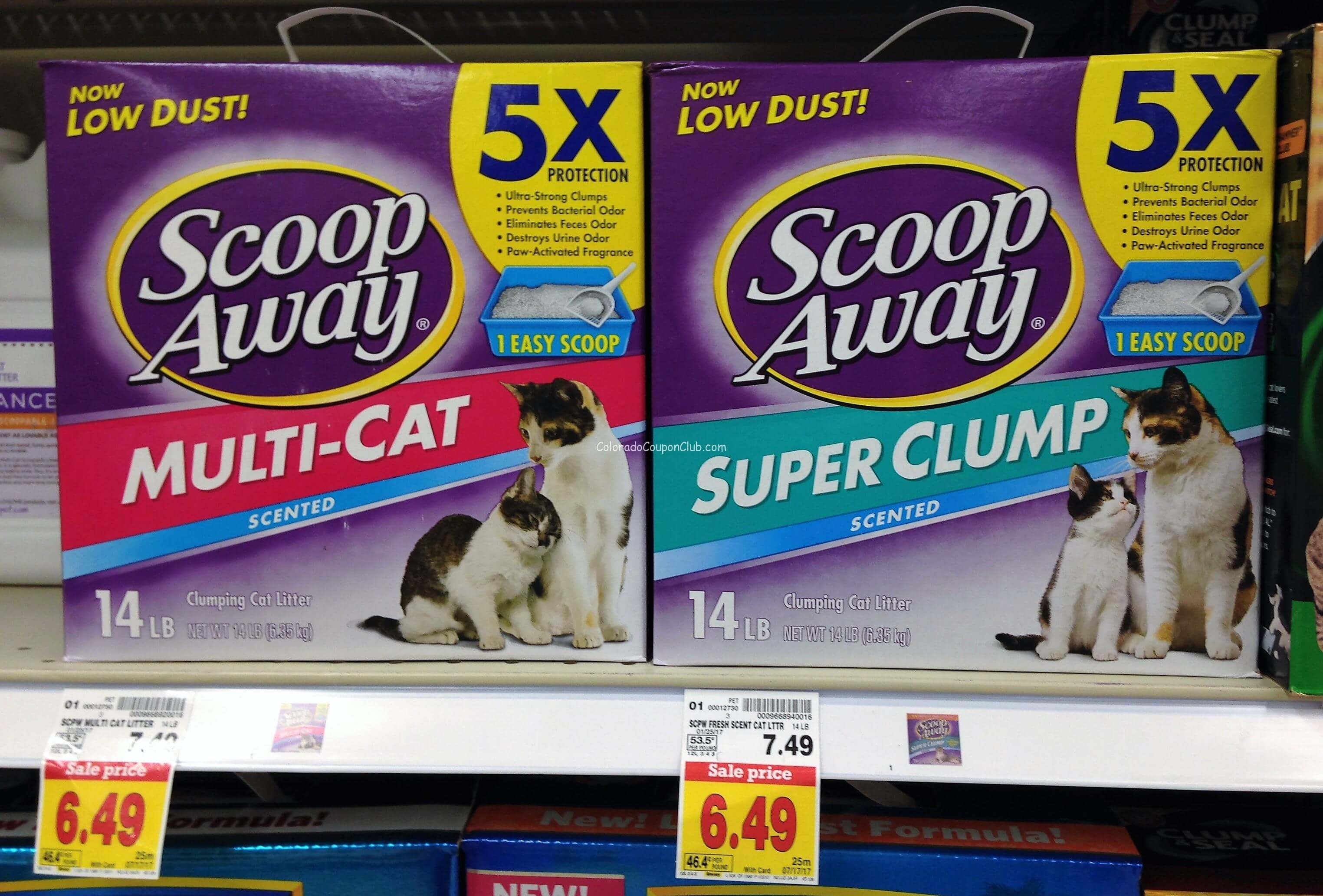 25# Unscented Clumping Cat Litter Tough Odor Control Free Of Dyes