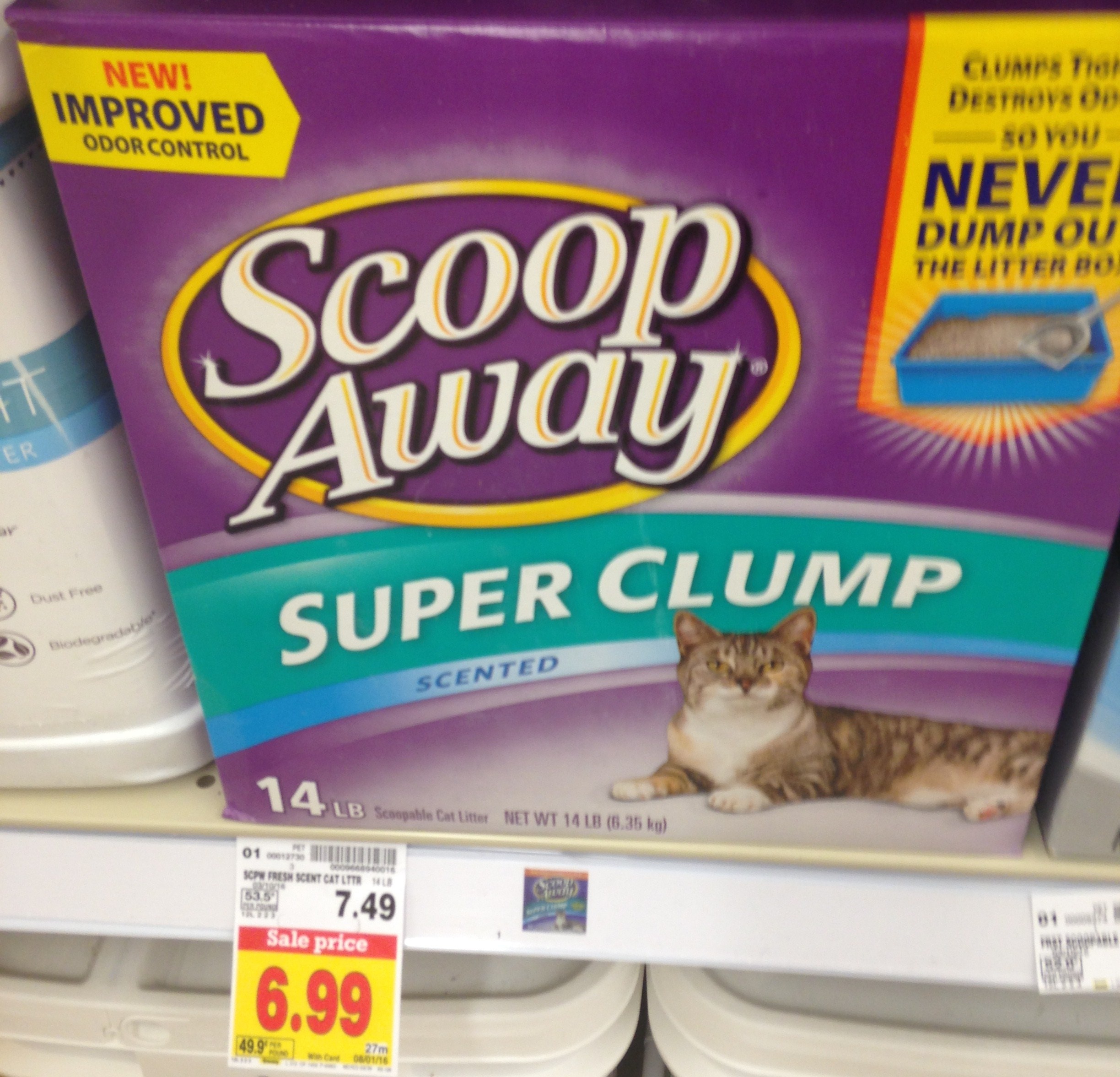 Scoop Away Clumping Cat Litter, Only $4.99 At King Soopers - Free Printable Scoop Away Coupons