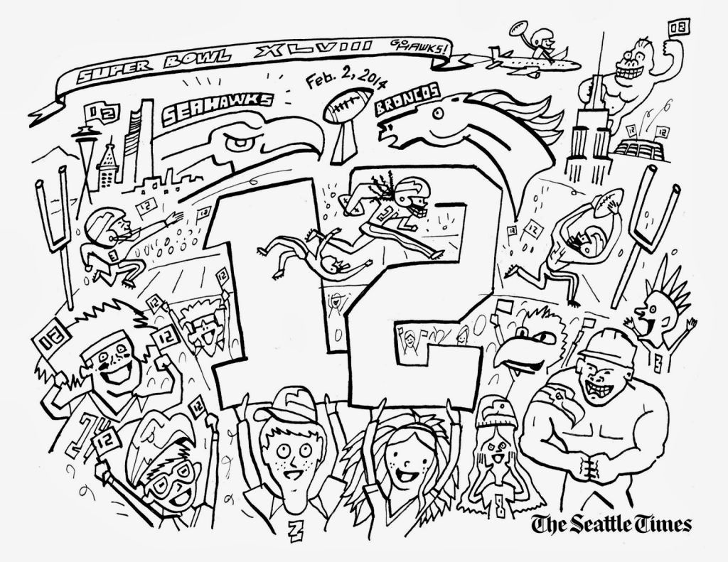 Seahawks Coloring Page | Coloring Pages | Seattle Seahawks, Seahawks - Free Printable Seahawks Coloring Pages