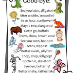 See You Next Year | Humor | Goodbye Gifts, Teacher Cards, Good Goodbye   See You Later Alligator Free Printable