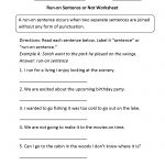 Sentences Worksheets | Run On Sentences Worksheets   Free Printable Sentence Correction Worksheets