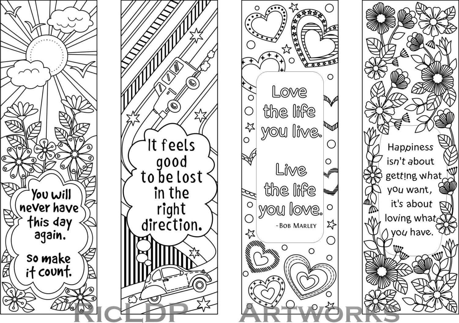 free printable spring bookmarks free printable