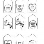 Sew & Such: Free Printable: Christmas Gift Tags (English & Afrikaans)   Christmas Gift Tags Free Printable Black And White