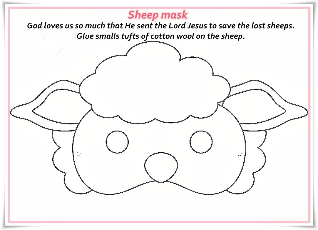 Printable Sheep Template : Free printable sheep coloring pages for kids