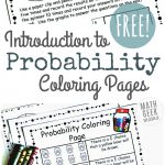 Simple Coloring Probability Worksheets For Grades 4 6 {Free}   Free Printable Probability Worksheets 4Th Grade