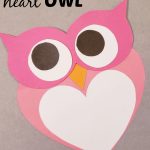 Simple Handmade Valentine's Day Owl Card With Free Printable   Free Printable Owl Valentine Cards