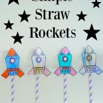 Simple Straw Rockets + Free Printable | Pre K! ✏ | Rocket Craft   Free Printable Crafts For Preschoolers