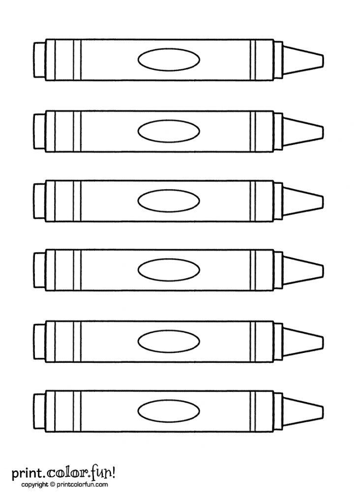 Six Crayons | Print. Color. Fun! Free Printables, Coloring Pages - Free