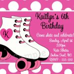 Skate Party Invitation Template. Party Invitations Free Printable   Free Printable Skateboard Birthday Party Invitations