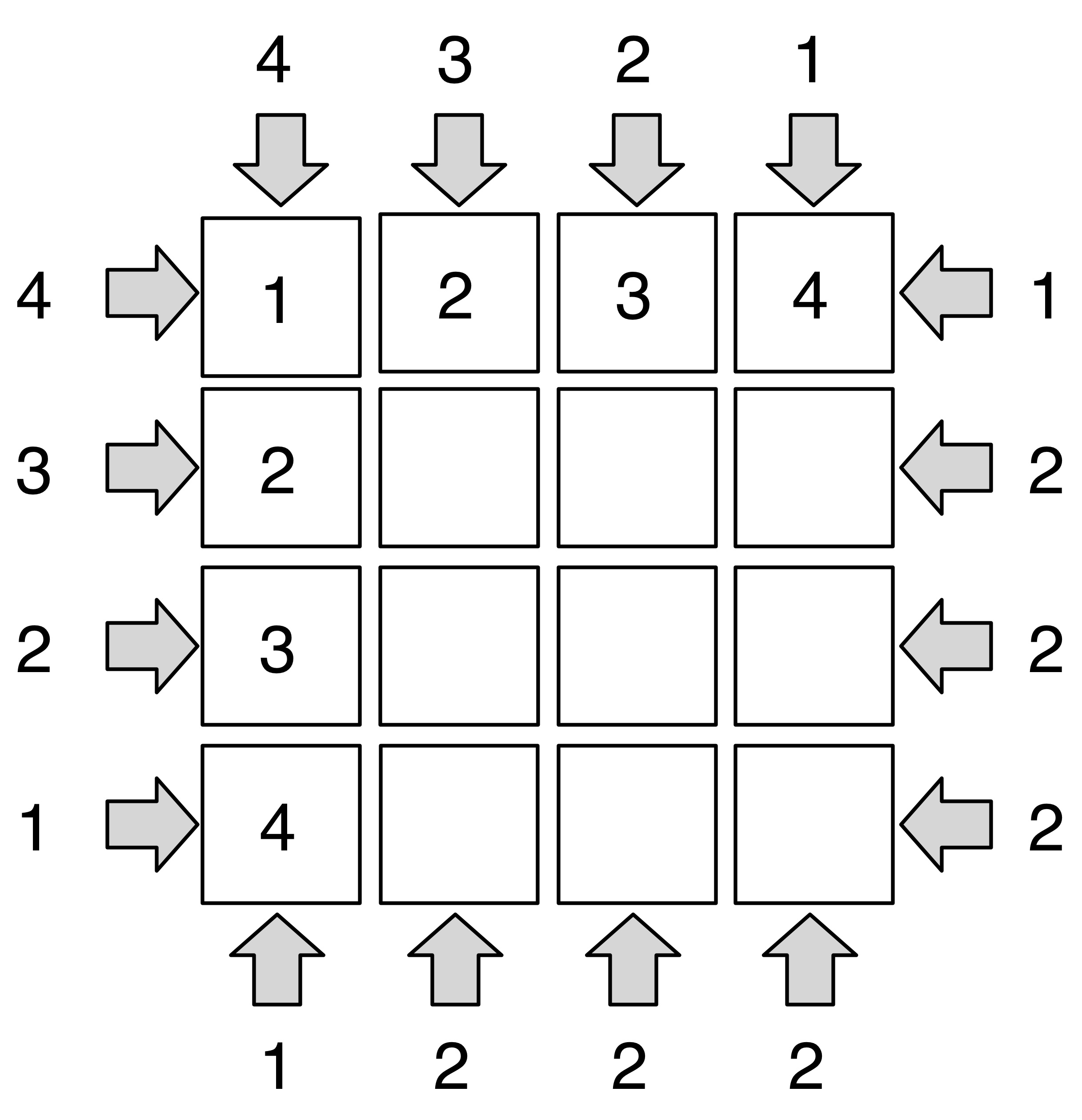 Skyscrapers Wonder In Mathematics Free Printable Skyscraper Puzzles 