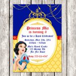 Snow White Birthday Party Invitations   Kaza.psstech.co   Snow White Invitations Free Printable