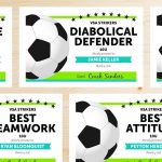 Soccer Award Categories | Ideas For The House | Soccer Training   Free Printable Soccer Certificate Templates