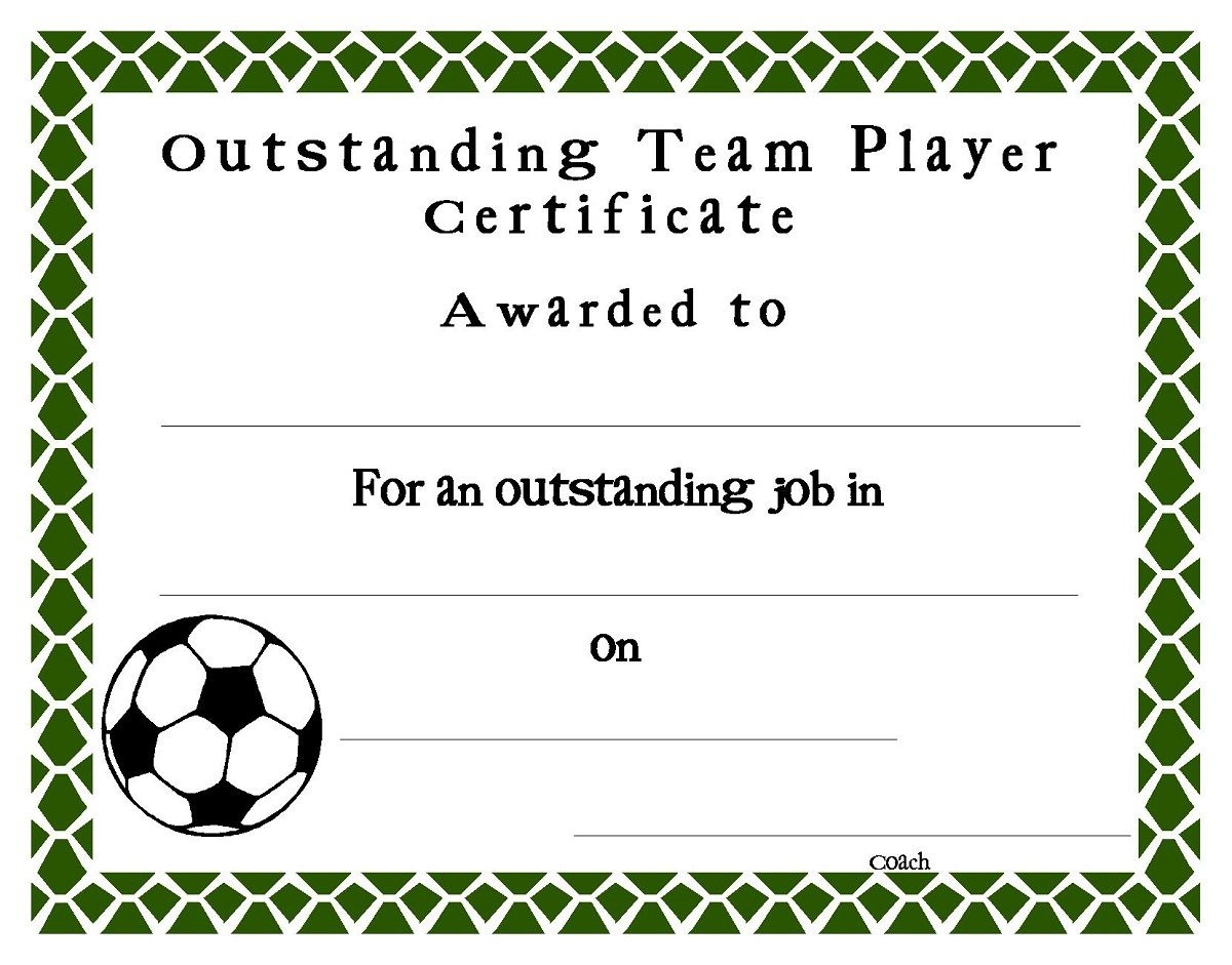 Soccer Award Certificates4 | Soccer | Award Certificates - Free Printable Soccer Certificate Templates
