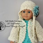 Soft Shells Cardigan For 18″ Dolls – Sunset Family Living | 18 Inch   Free Printable Crochet Doll Clothes Patterns For 18 Inch Dolls
