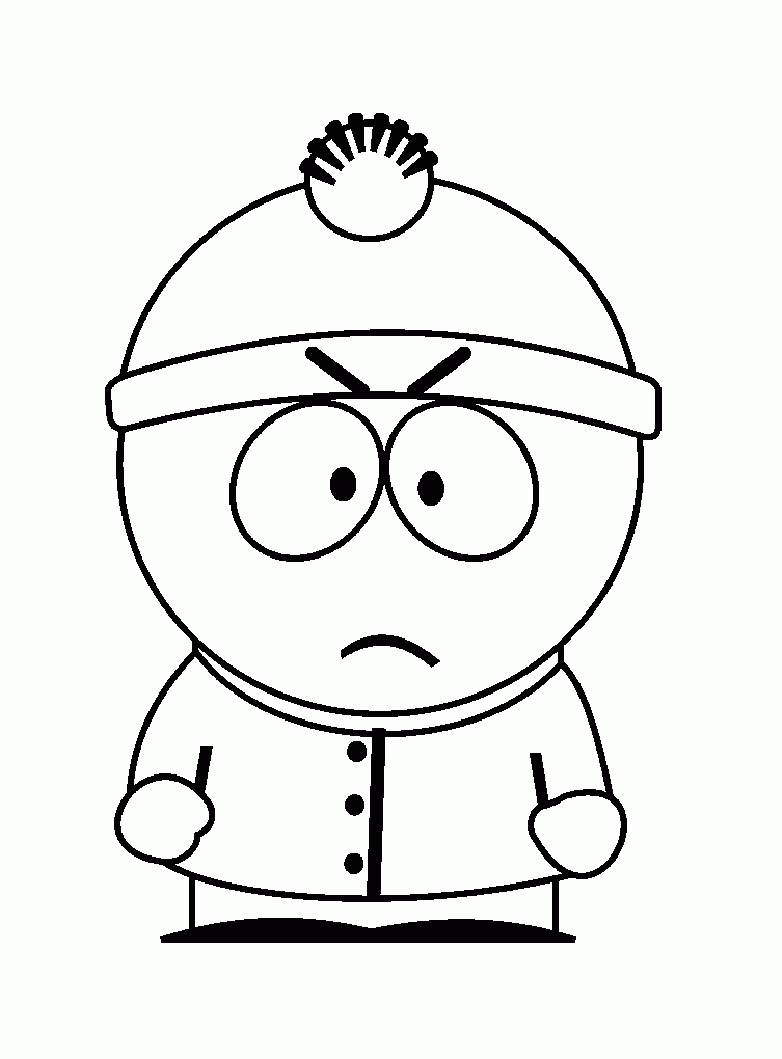 South Park For Children - South Park Kids Coloring Pages - Free Printable South Park Coloring Pages