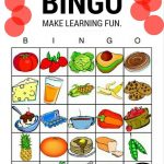 Spanish Food   Bingo | Español | Spanish Lessons For Kids, Spanish   Free Printable Spanish Bingo Cards