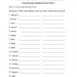 Spelling Worksheets | Fourth Grade Spelling Worksheets   Free Printable Spelling Worksheets