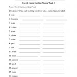 Spelling Worksheets | Fourth Grade Spelling Worksheets   Free Printable Spelling Worksheets For 5Th Grade