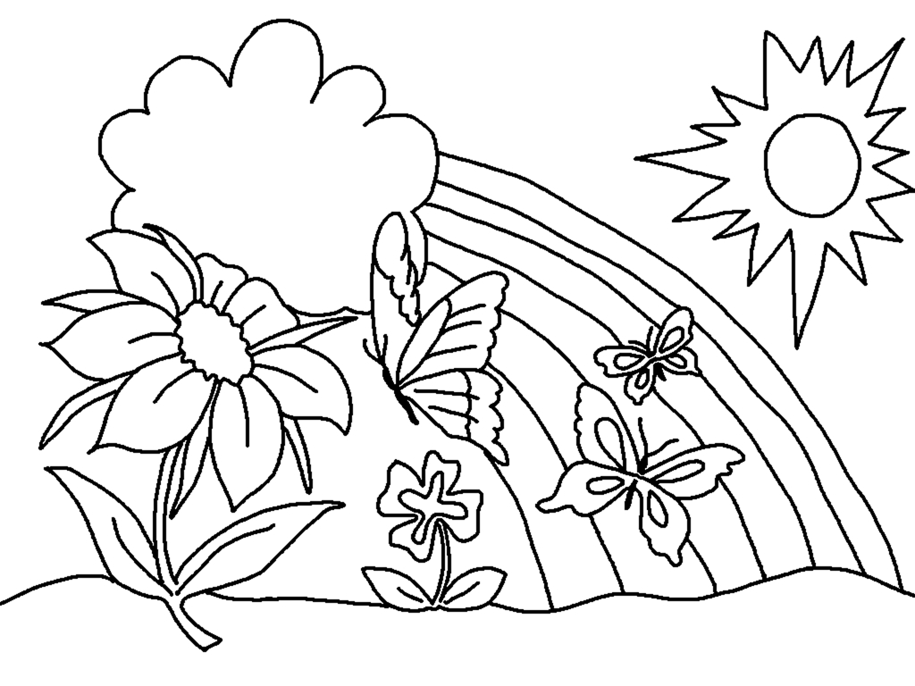 Spring Coloring Sheets Free Printable Free Printable