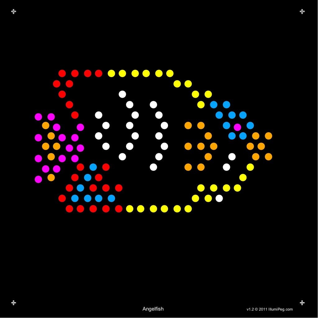 Square Lite Brite Design Refills: Under The Sea | My Ebay Store - Lite Brite Printable Patterns Free