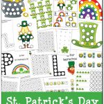 St. Patrick's Day Do A Dot Printables {Free}   Gift Of Curiosity   Free Printable St Patrick Day Worksheets