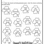 St. Patrick's Day Lesson Plans, Themes, Printouts, Crafts   Free Printable St Patrick Day Worksheets