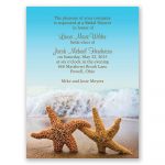 Starfish Petite Bridal Shower Invitation | Invitationsdawn   Starfish Story Printable Free