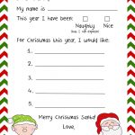 Stationary For Kids To Write Santa Free Stationery Templates Deco   Free Printable Christmas Writing Paper With Lines