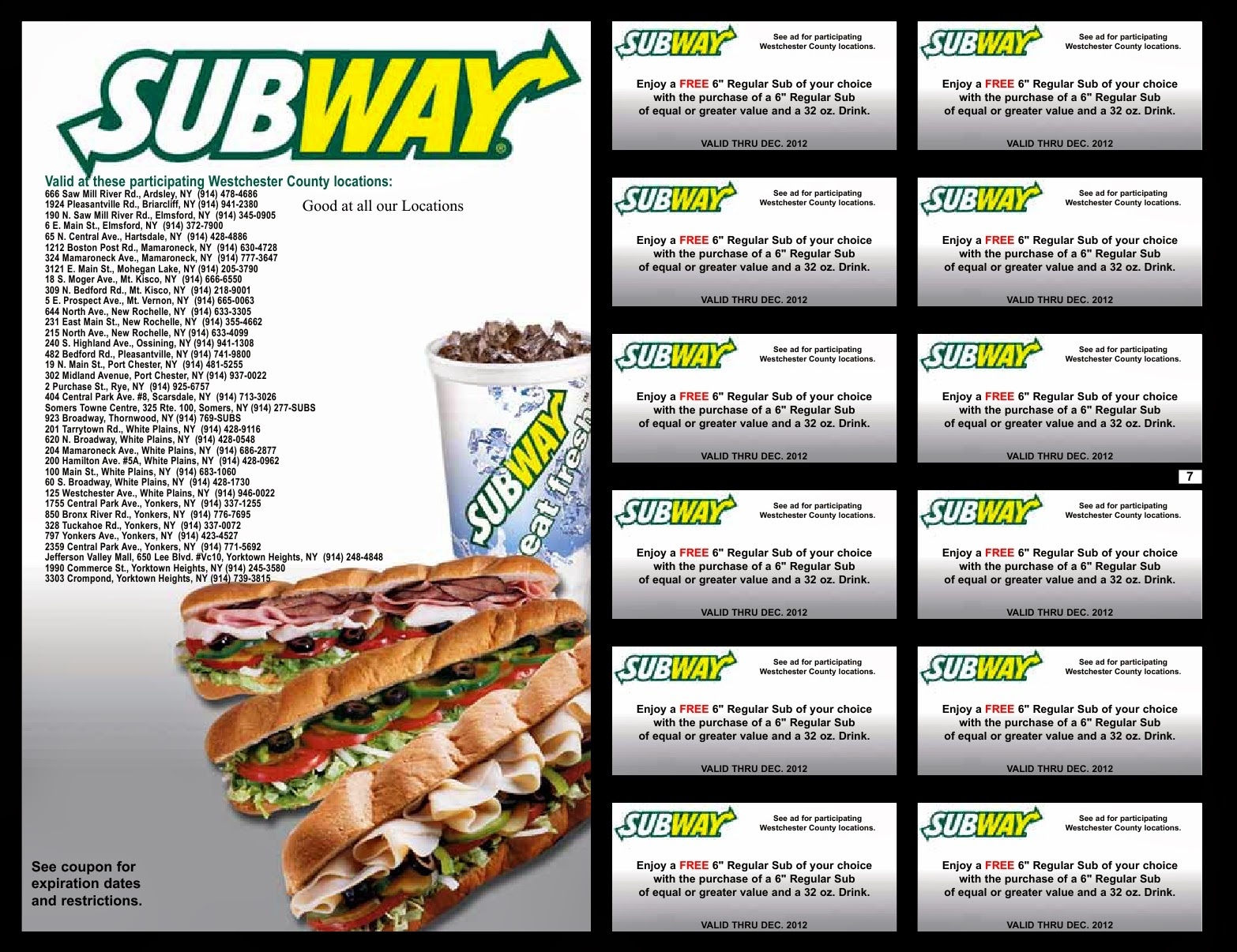 Subway Coupons And Codes Valid New Subway Restaurant (3) - Free Printable Subway Coupons 2017