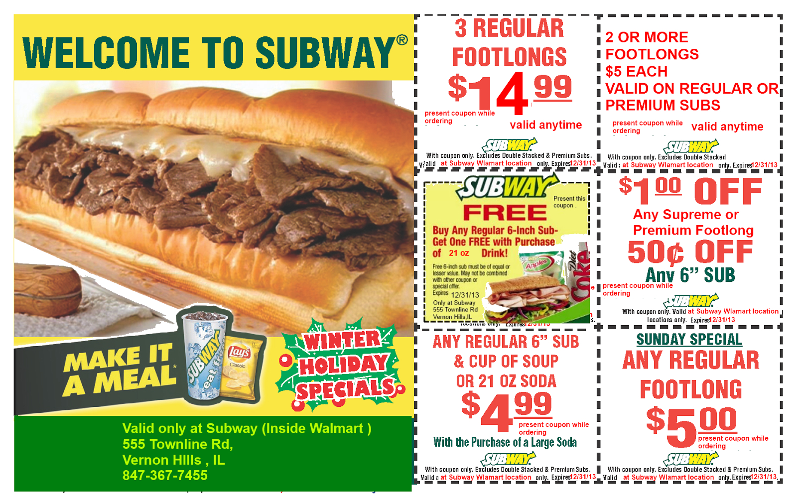 Subway Coupons November 2018 Printable : Harcourt Outlines Coupons - Free Printable Subway Coupons 2017