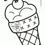 Summer Coloring Pages With Ice Cream For Kids, Seasons Coloring   Ice Cream Color Pages Printable Free