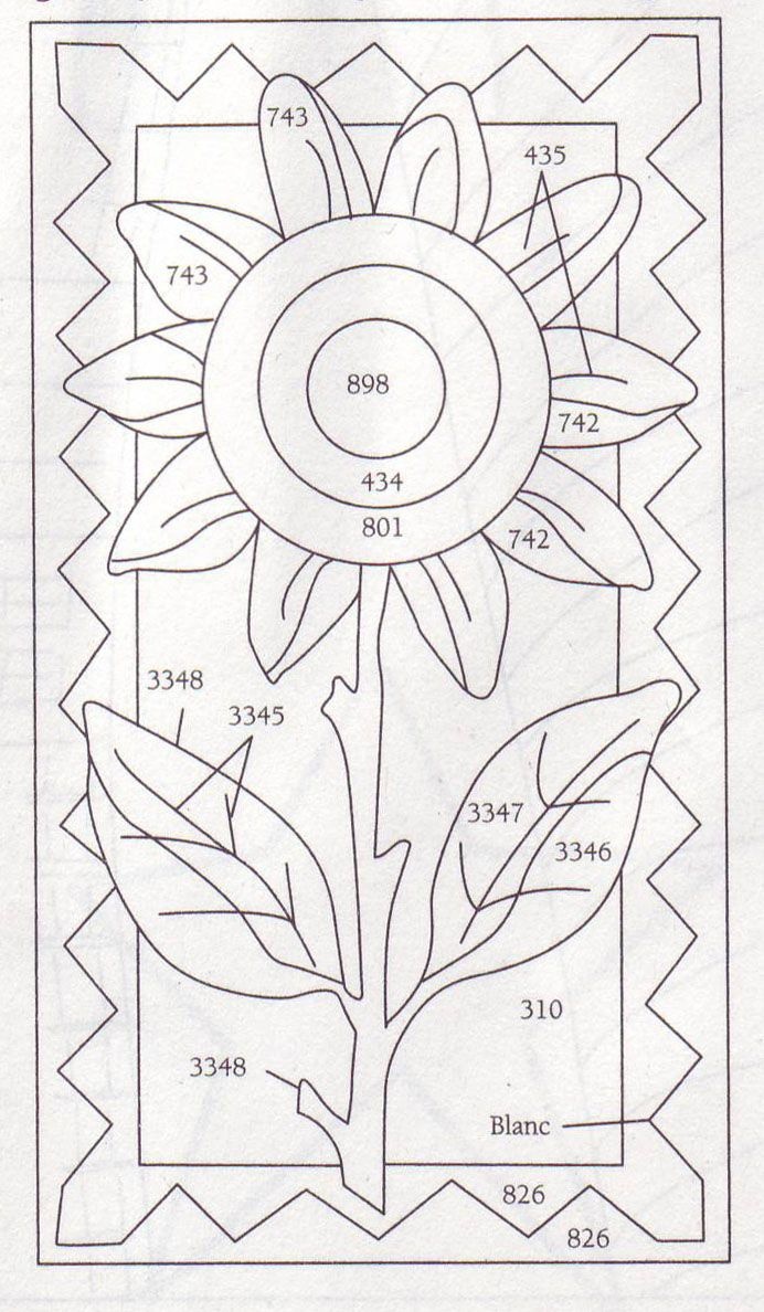 Summer Sunflower Punchneedle | Crafting | Punch Needle Patterns - Free Printable Punch Needle Patterns
