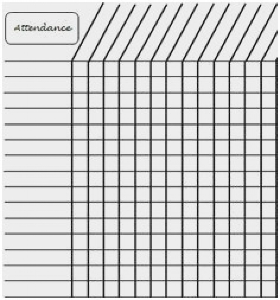 Free Printable Attendance Sheets For Sunday School