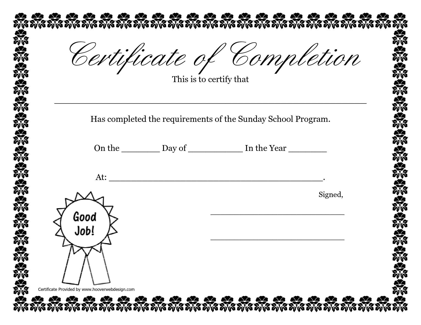 Sunday School Promotion Day Certificates | Sunday School Certificate - Free Printable Children&amp;amp;#039;s Certificates Templates