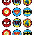 Super Hero Cupcake Toppers Or Decorationslots O' Lydia Free   Batman Cupcake Toppers Free Printable