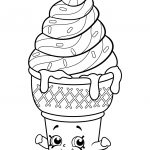 Sweet Ice Cream Dream Shopkin Coloring Page Free | Shopkins   Ice Cream Color Pages Printable Free