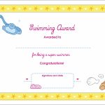 Swimming Printable Award Certificate – Lottie Dolls   Free Printable Swimming Certificates For Kids