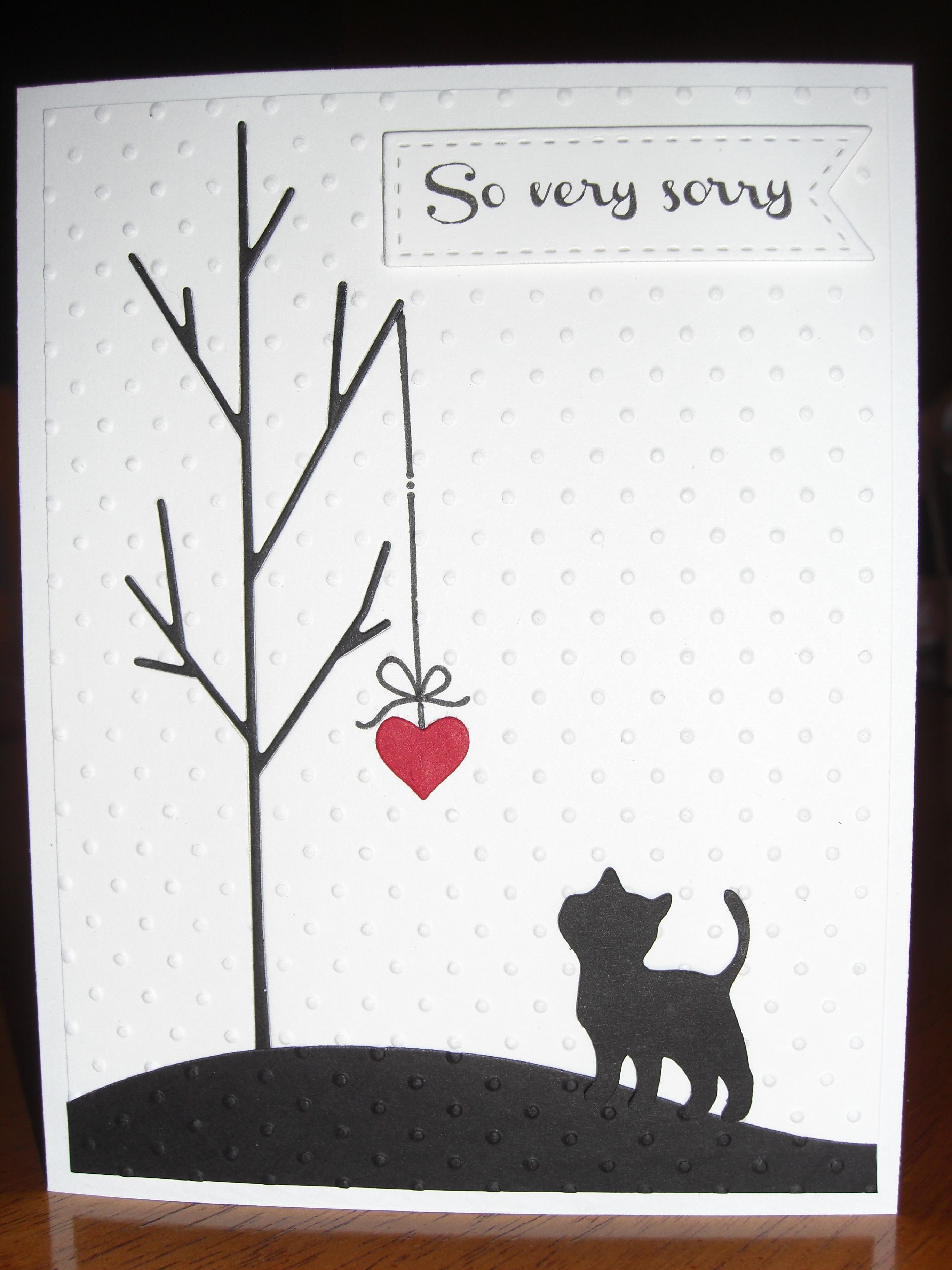 Sympathy Card For Loss Of Family Pet: Simon Says Stamp Tree Die - Free Printable Sympathy Card For Loss Of Pet